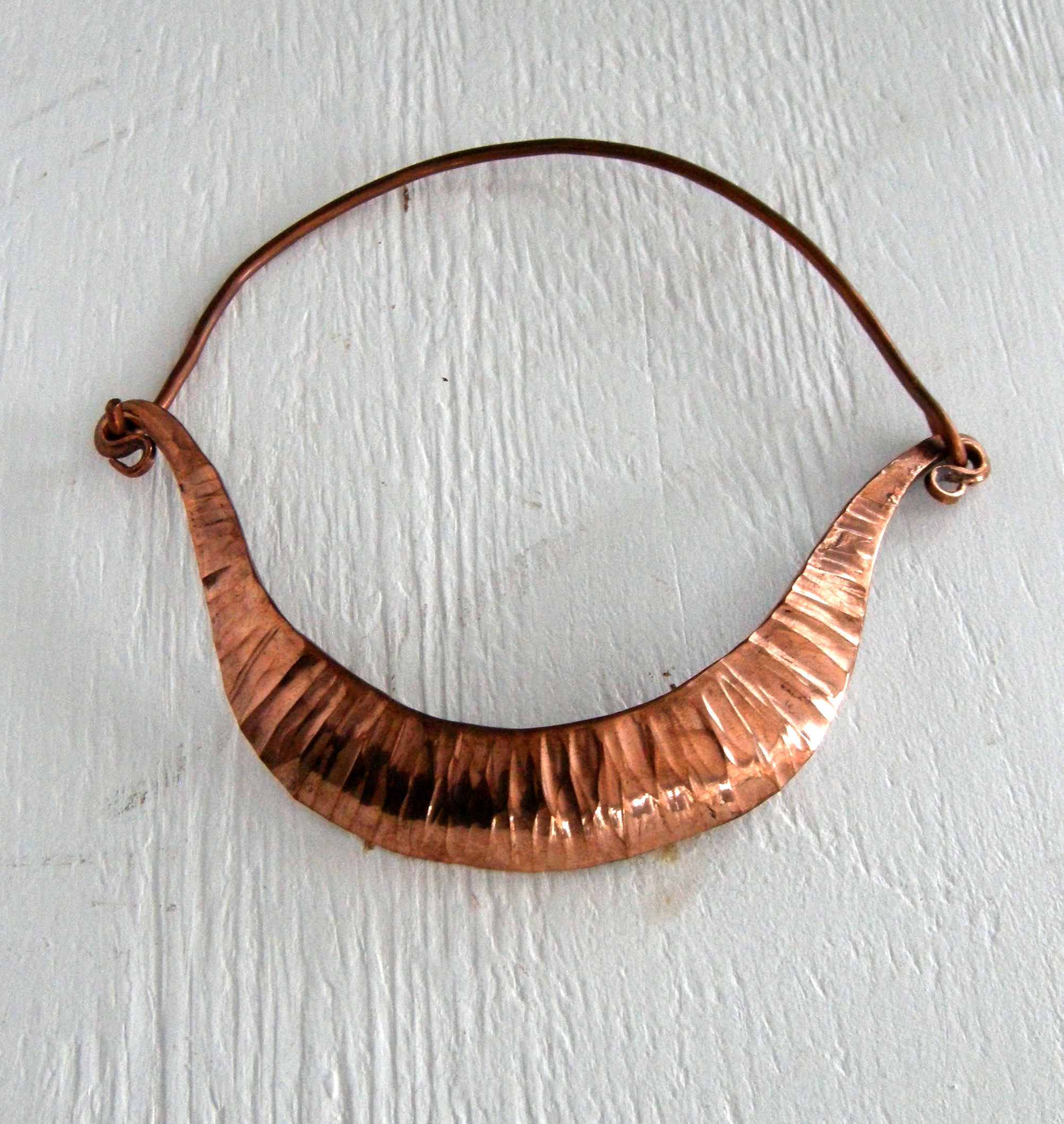 Jeff Reinhardt Modern Copper Necklace – art).(seed